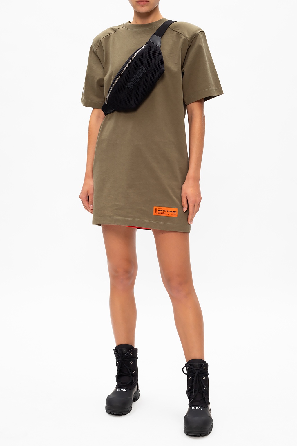 Heron preston t shirt hot sale dress